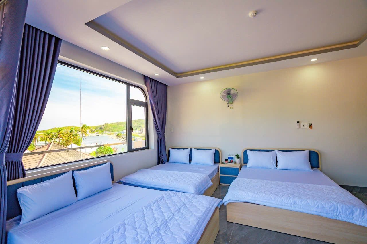 Phòng gia đình 3 giường, góc nhìn khác
